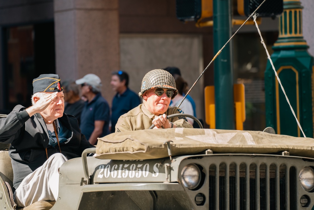 Veteran's Day Parade in downtown San Antonio