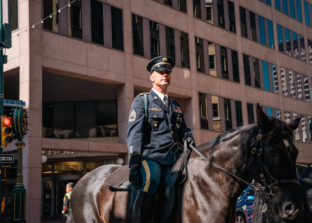 Veteran's Day Parade in downtown San Antonio