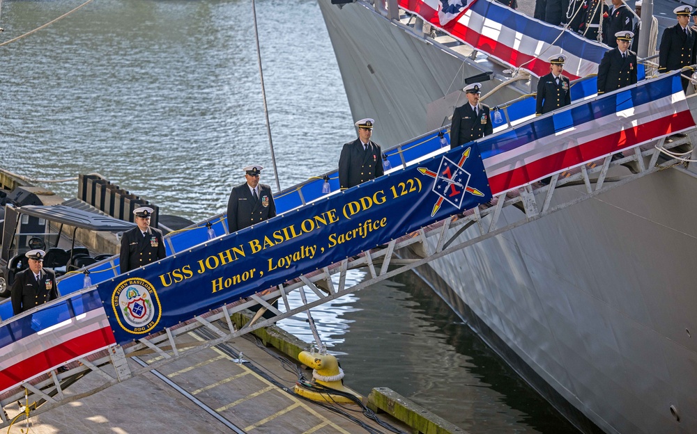 USS John Basilone (DDG 122) Commissioning