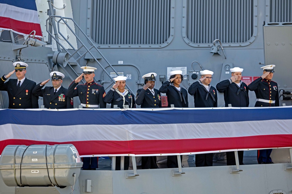 USS John Basilone (DDG 122) Commissioning