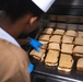 USS Ronald Reagan (CVN 76) Sailors serve lunch