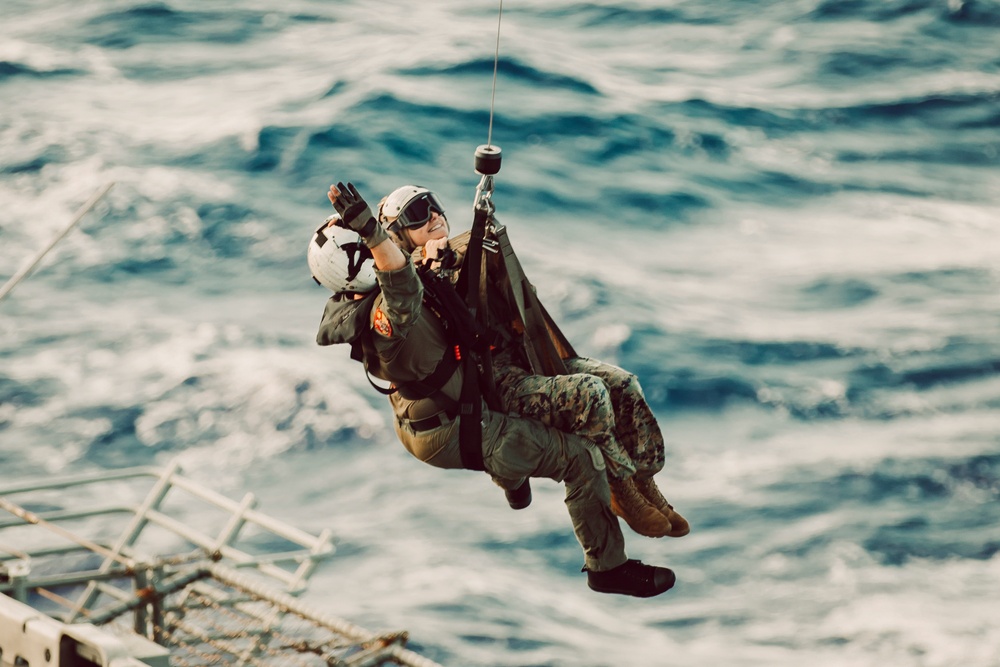 15th MEU, USS Boxer Conduct Air Power Demonstration On 249th Marine Corps Birthday