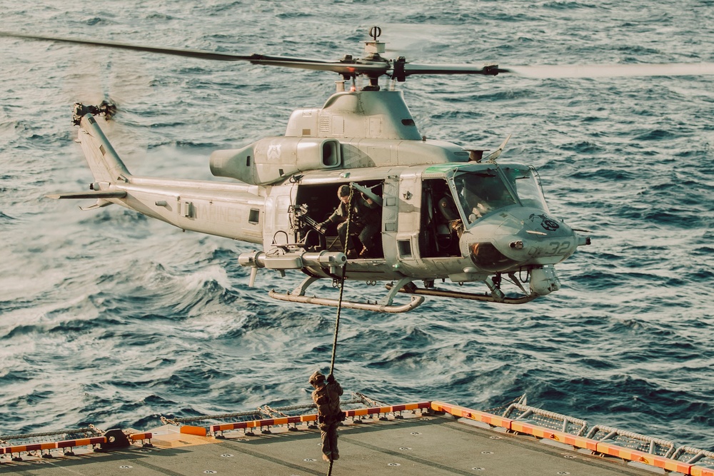 15th MEU, USS Boxer Conduct Air Power Demonstration On 249th Marine Corps Birthday