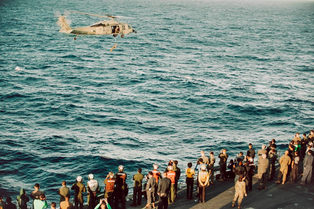 15th MEU, USS Boxer Conduct Air Power Demonstration On 249th Marine Corps Birthday