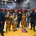 San Diego Wave FC Tours USS Germantown during FWSD