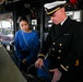 San Diego Wave FC Tours USS Germantown during FWSD
