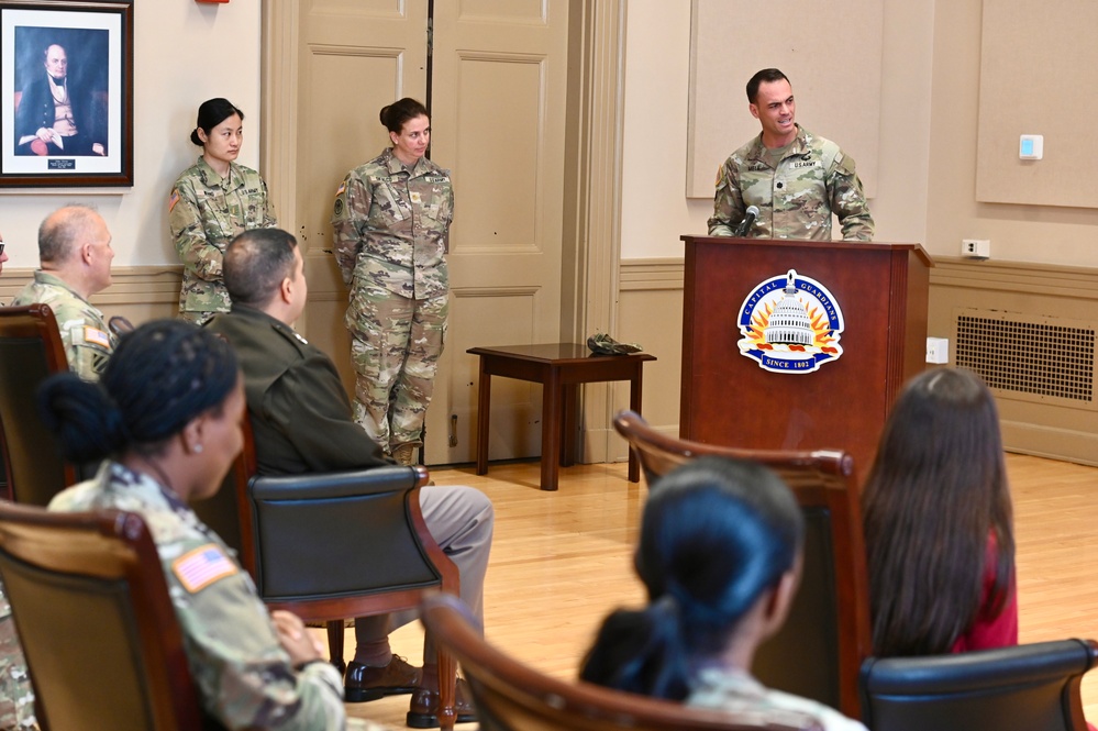 D.C. National Guard Welcomes New Direct Commissioned Cyber Officer