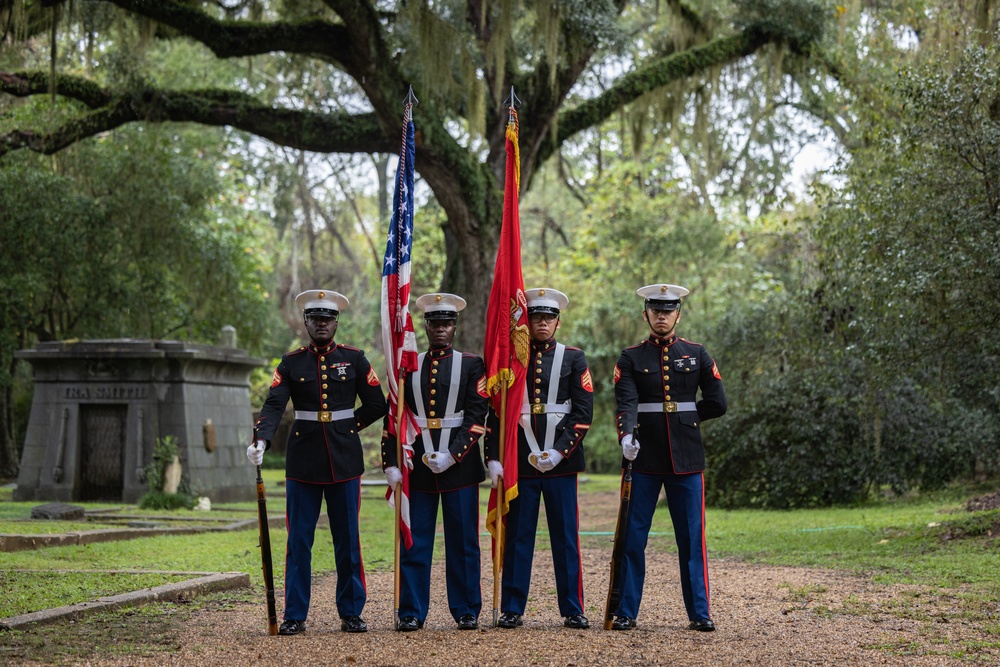 Marines Honor Former Commandant with Wreath Laying