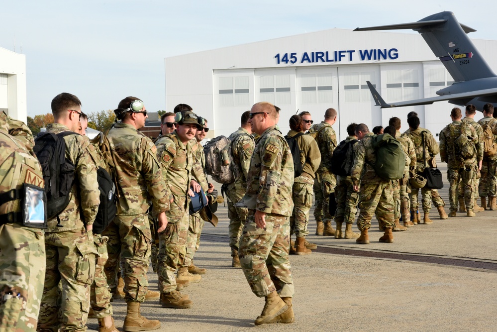 North Carolina Air National Guard Executes Inspection