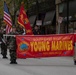 Members of the Southeast Wisconsin Young Marines march during the Milwaukee Veterans Day Parade