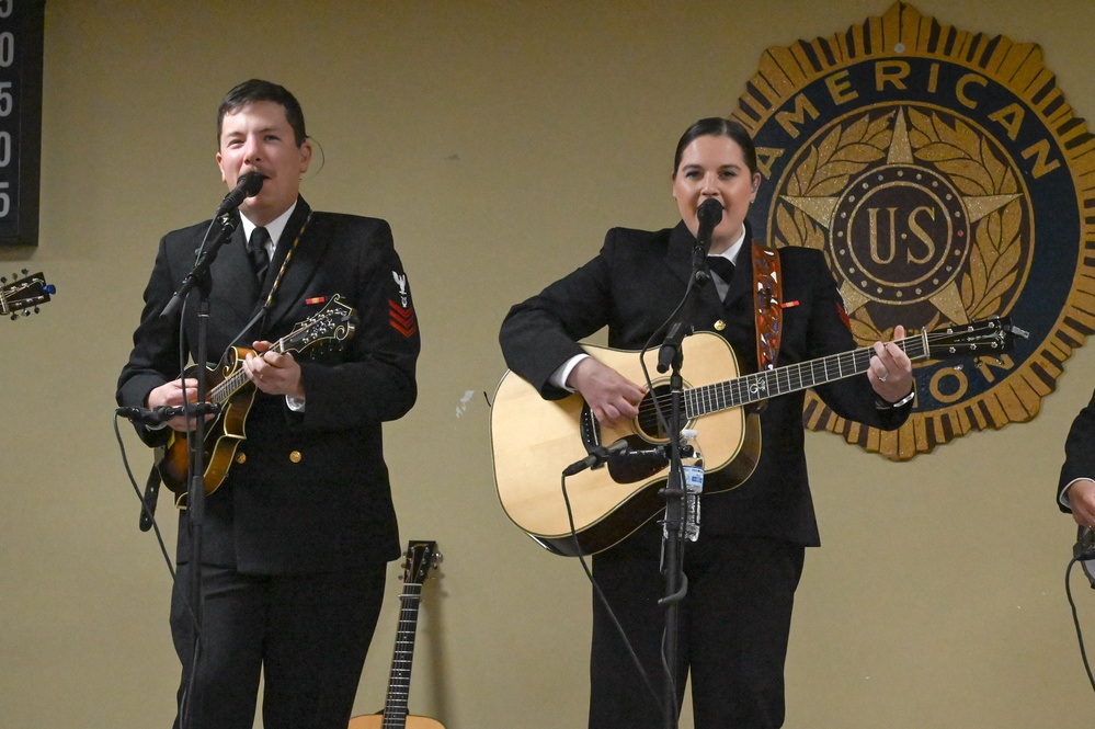 United States Navy Band Country Current Performs at American Legion Post 217