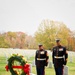 Honoring the fallen: U.S. Marines conduct a wreath laying ceremony to honor the seventh Sergeant Major of the Marine Corps