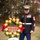 Honoring the fallen: U.S. Marines conduct a wreath laying ceremony to honor the seventh Sergeant Major of the Marine Corps