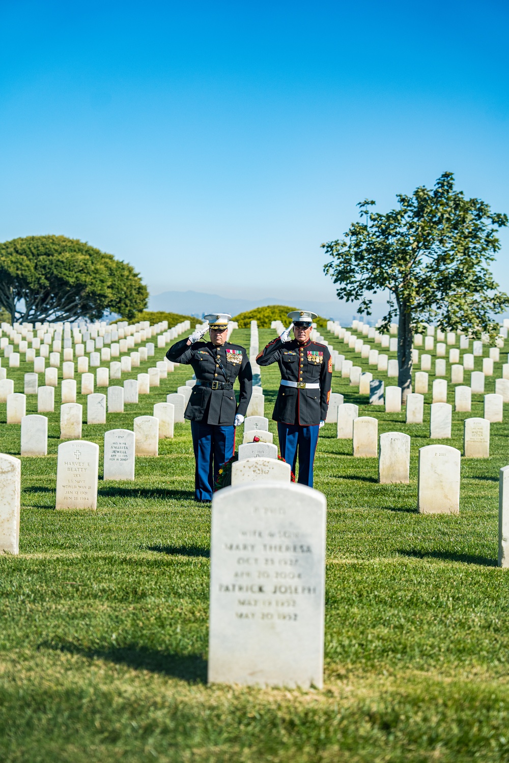 Sgt. Maj. Crawford Wreath Laying