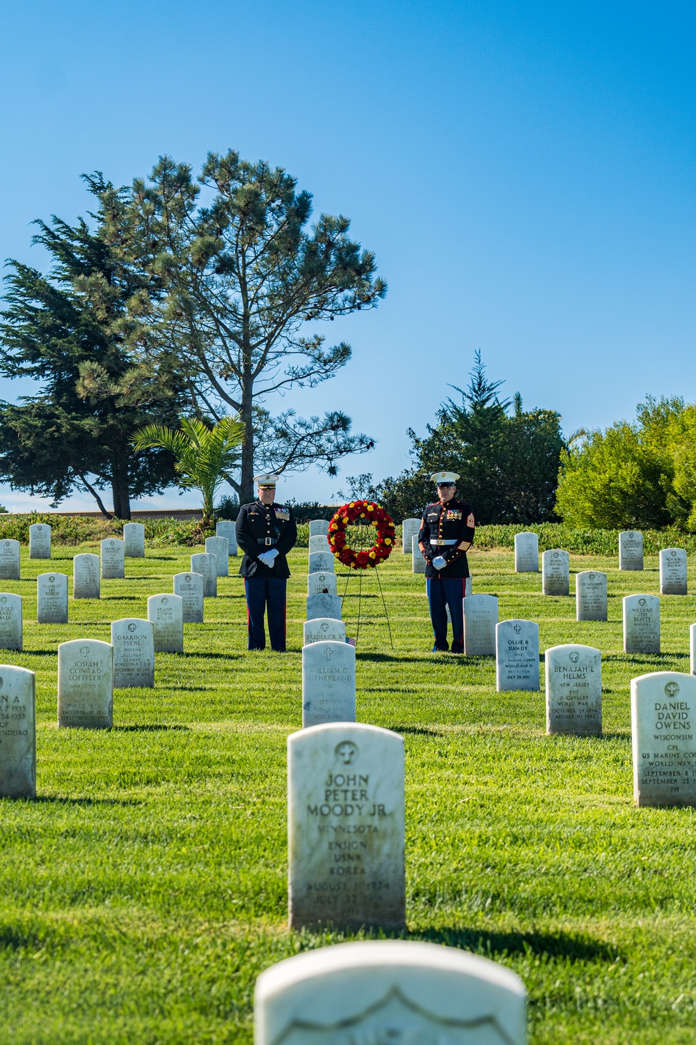 Sgt. Maj. Crawford Wreath Laying