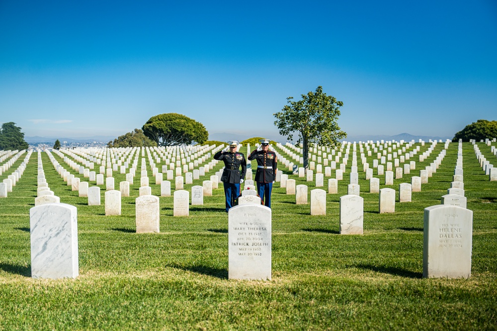 Sgt. Maj. Crawford Wreath Laying