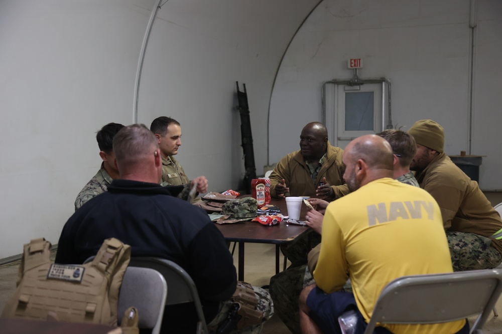 NMCB 4 Chaps Tends to Seabee Spiritual Health