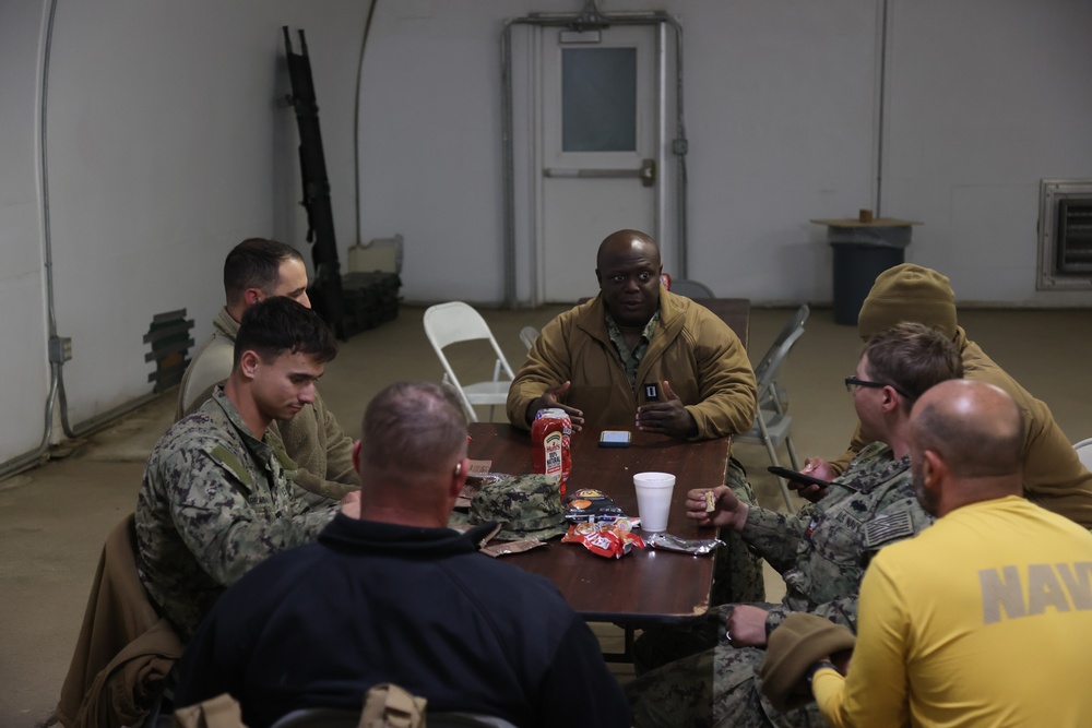 NMCB 4 Chaps Tends to Seabee Spiritual Health