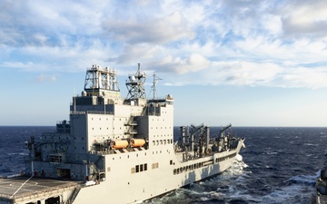 USS Mahan (DDG 72) Conducts Replenishment At Sea with USNS Harvey Milk (T-AO 206)