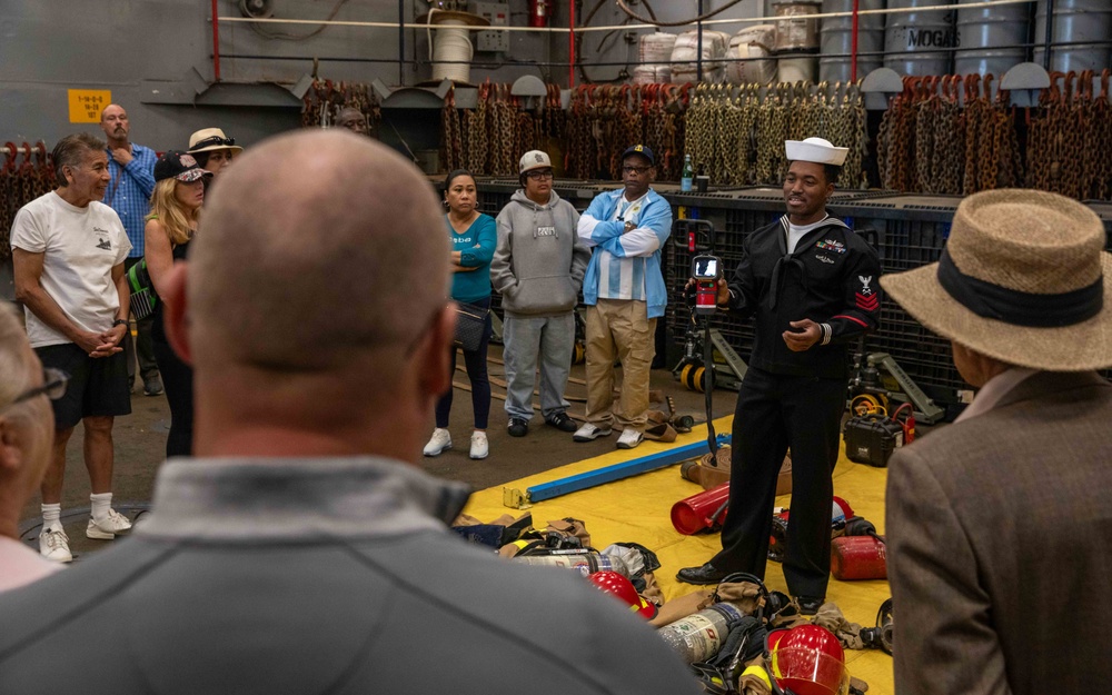 USS Germantown Tours during Fleet Week San Diego 2024