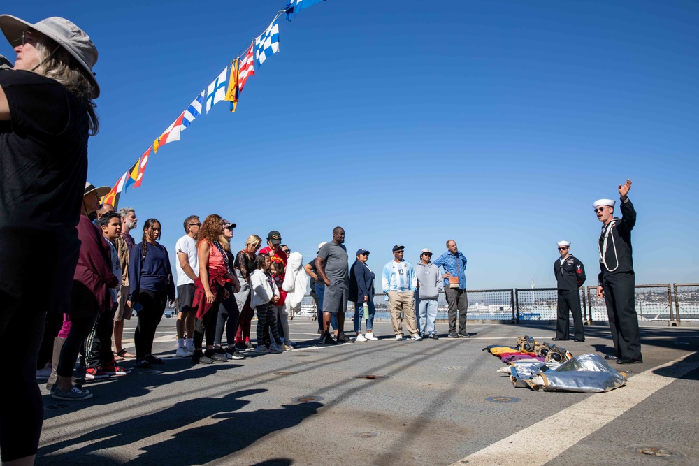 USS Germantown Tours during Fleet Week San Diego 2024