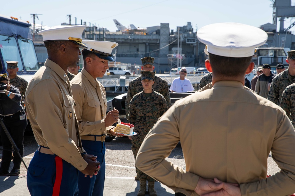 Marine Corps Birthday Celebration at Fleet Week San Diego 2024