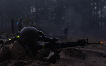 U.S. Marines Conduct Live Fire Range