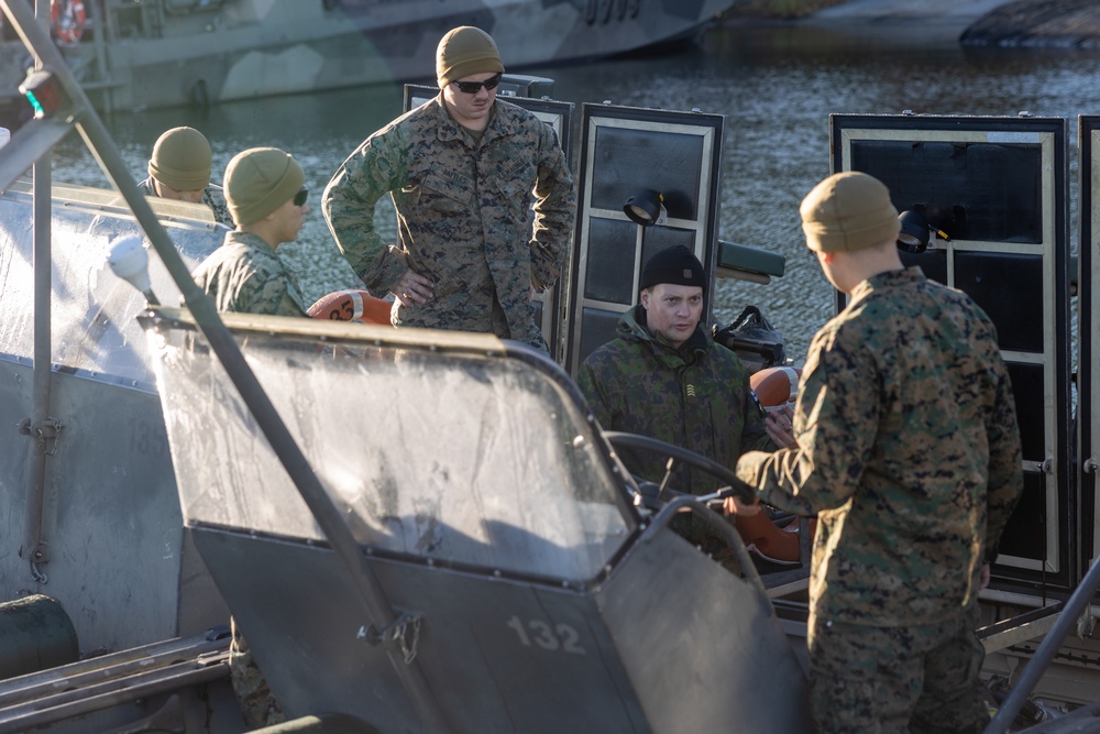 U.S. Marines Participate in a Coxswains Course