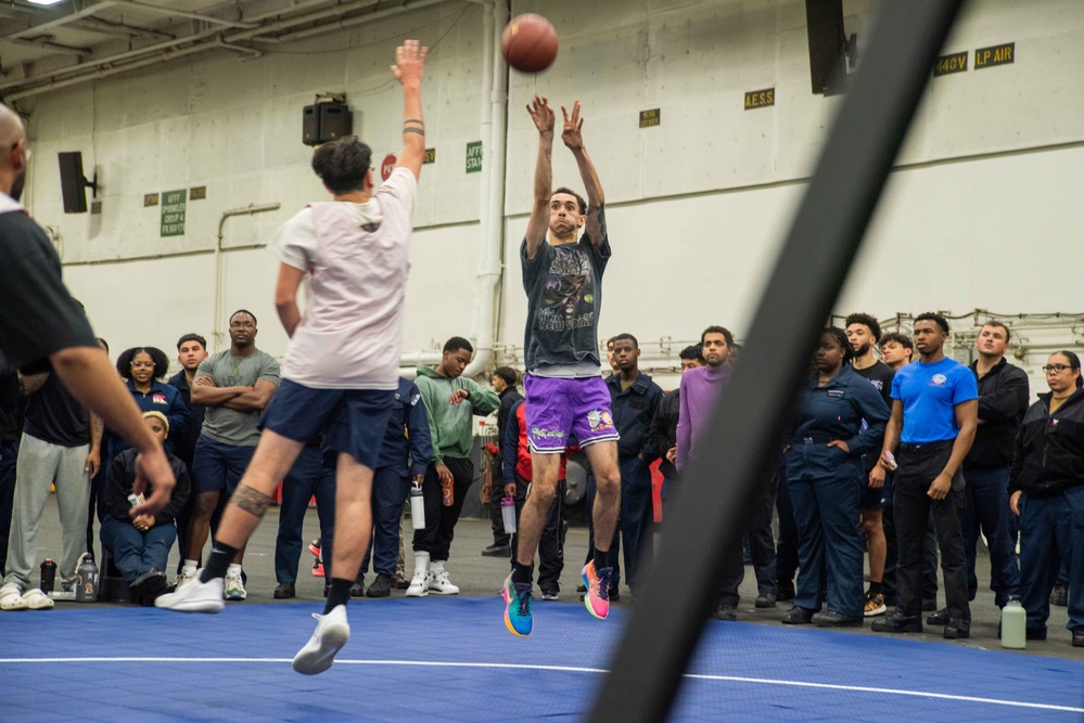 USS Ronald Reagan (CVN 76) hosts 3-on-3 basketball tournament