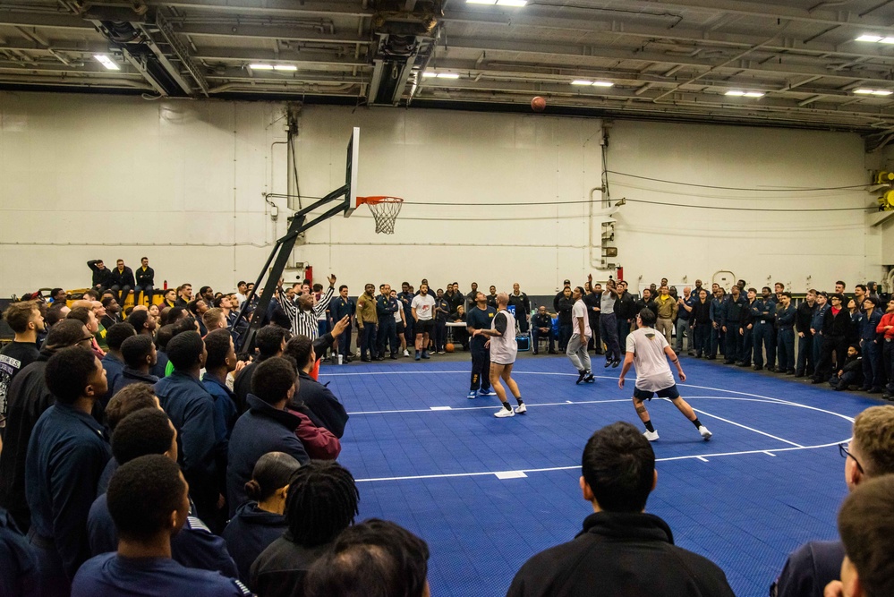 USS Ronald Reagan (CVN 76) hosts 3-on-3 basketball tournament