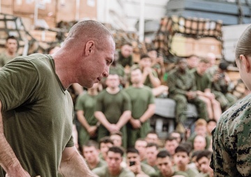 First In, Last Out: 15th MEU Celebrates Marine Corps Birthday Twice Crossing International Dateline