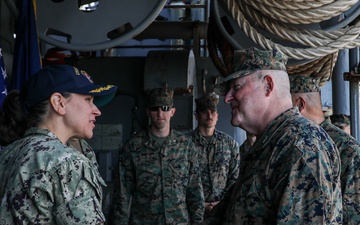 MFEA CG Visits 24th MEU (SOC)