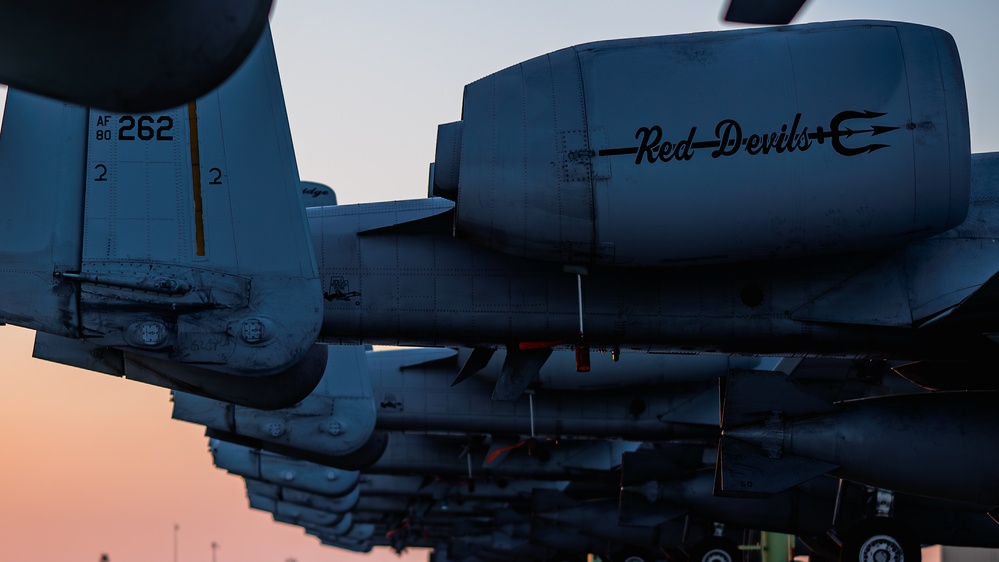 A-10 Air power and sunsets