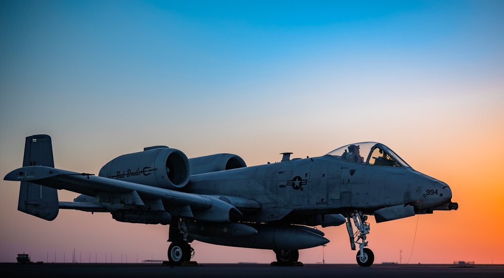 A-10 Air power and sunsets