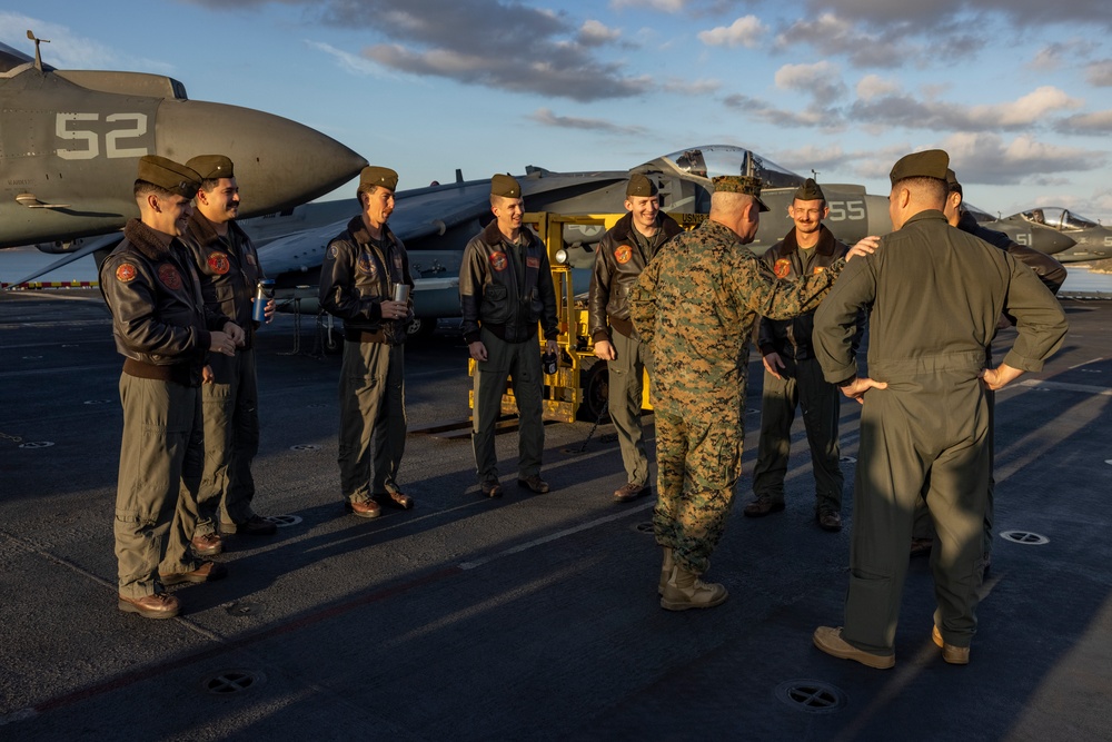 MFEA CG Visits 24th MEU (SOC)