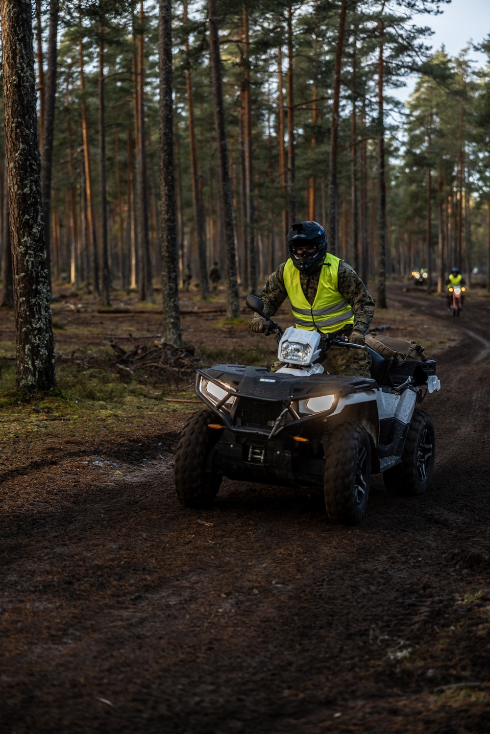 U.S. Marines Conduct Dirt Bike Course Day 2