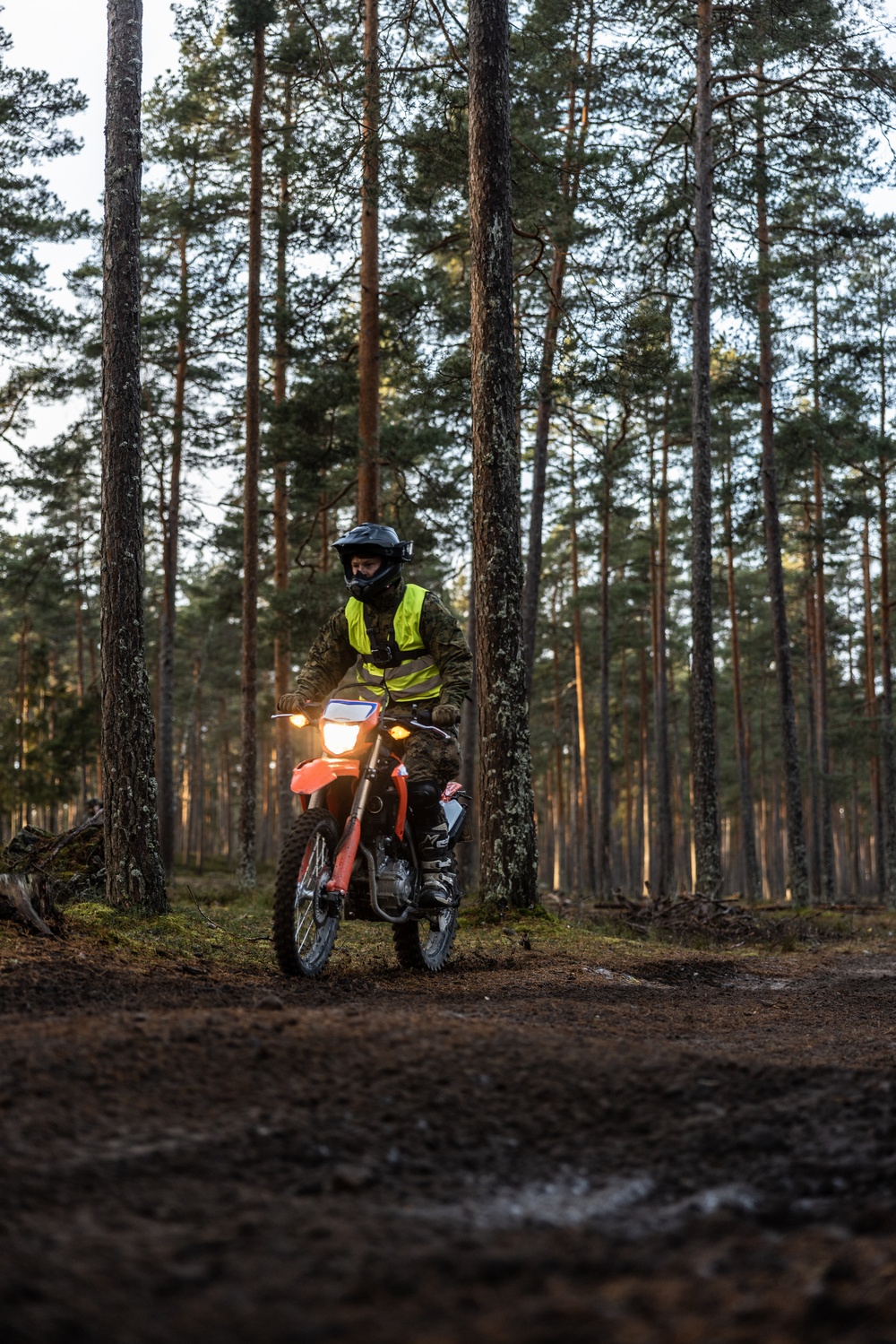 U.S. Marines Conduct Dirt Bike Course Day 2