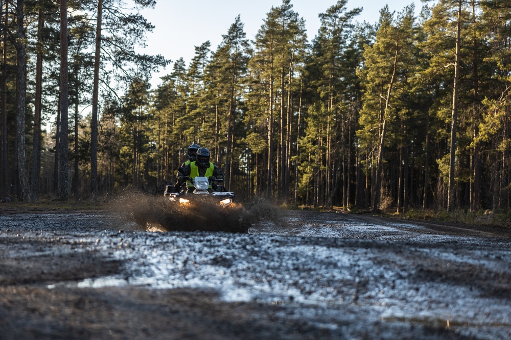 U.S. Marines Conduct Dirt Bike Course Day 2