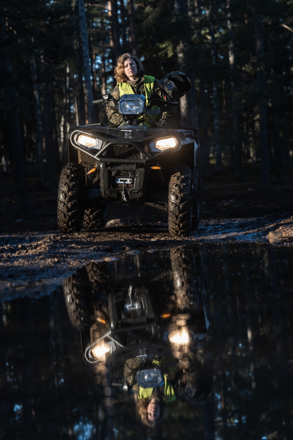 U.S. Marines Conduct Dirt Bike Course Day 2