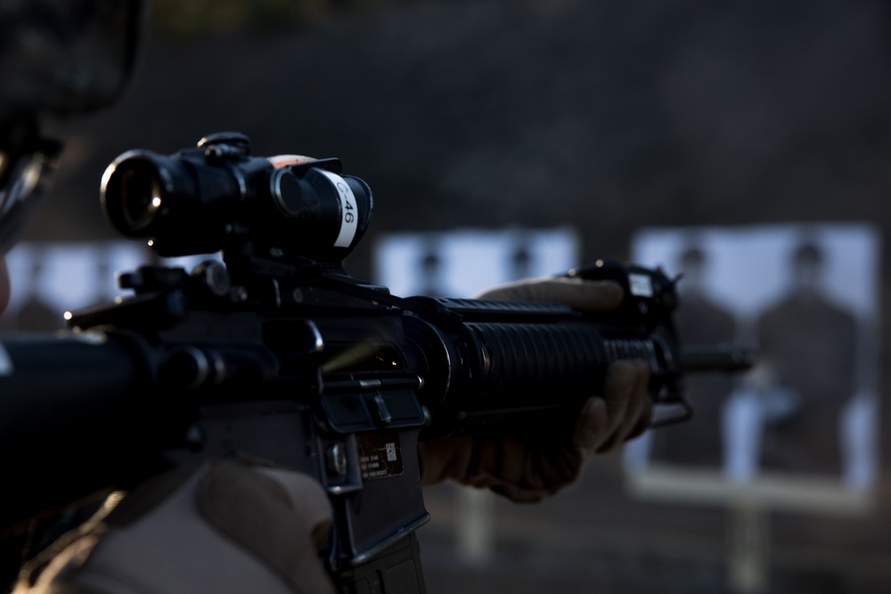 U.S. Marines Conduct Live Fire Range