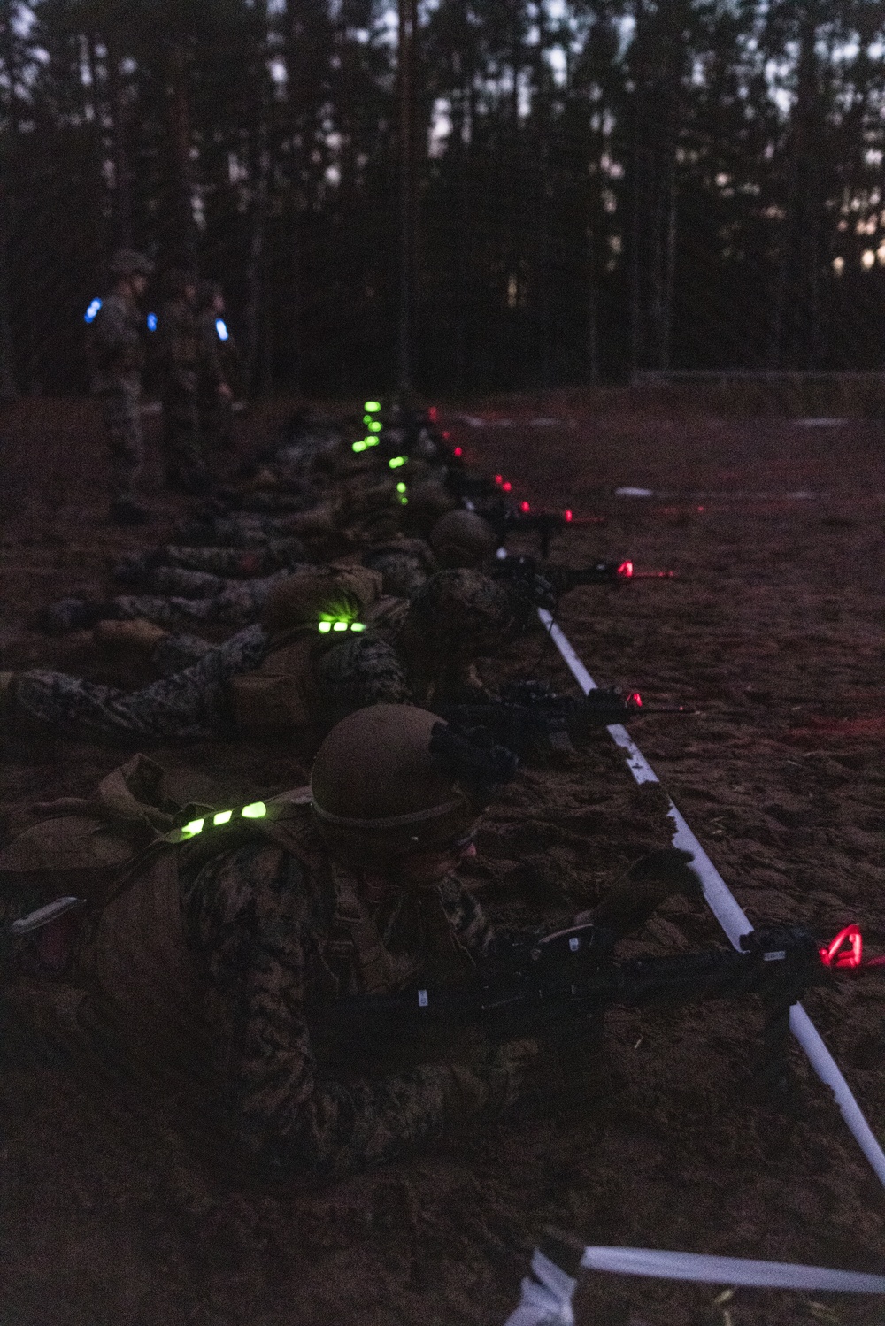 U.S. Marines Conduct Live Fire Range