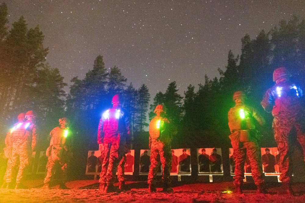 U.S. Marines Conduct Live Fire Range