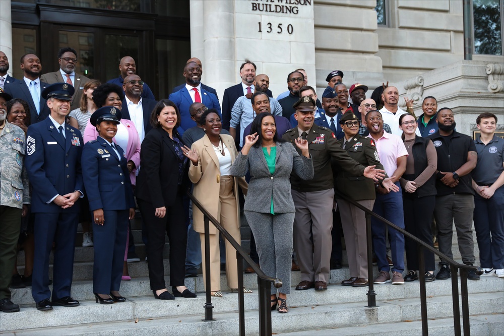 D.C. National Guard Leaders Join Mayor Bowser in Honoring Veterans Serving the District