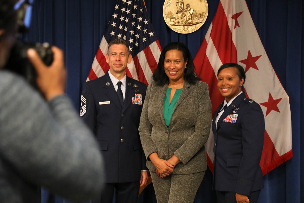 D.C. National Guard Leaders Join Mayor Bowser in Honoring Veterans Serving the District