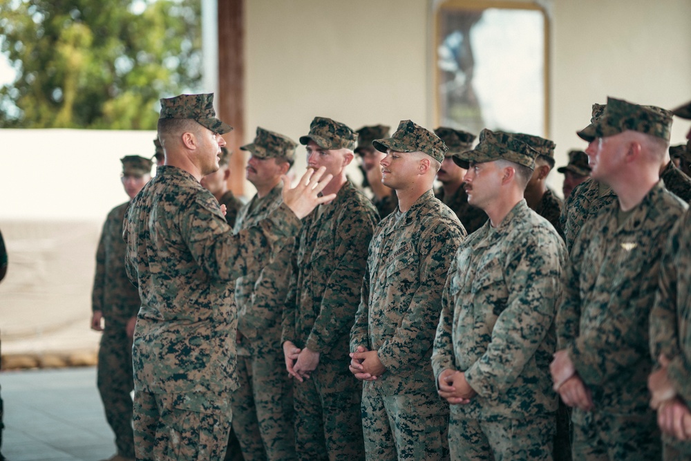 MRF-SEA: 249th Marine Corps Birthday Cake Cutting Ceremony