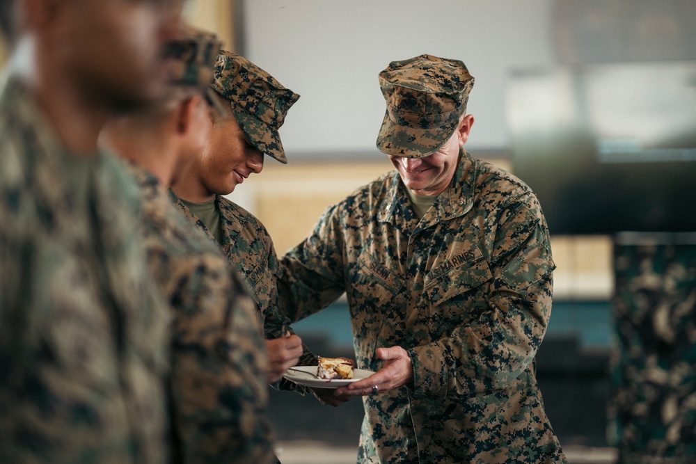 MRF-SEA: 249th Marine Corps Birthday Cake Cutting Ceremony