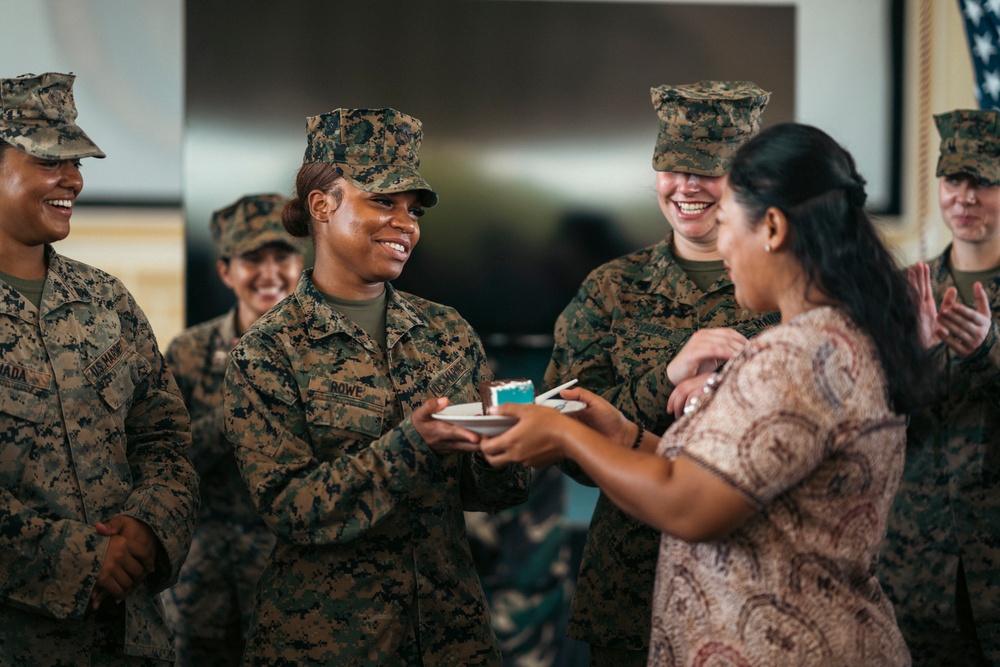 MRF-SEA: 249th Marine Corps Birthday Cake Cutting Ceremony