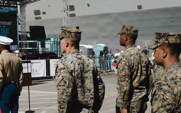 Fleet Week San Diego 2024: Marine Corps Cake Cutting