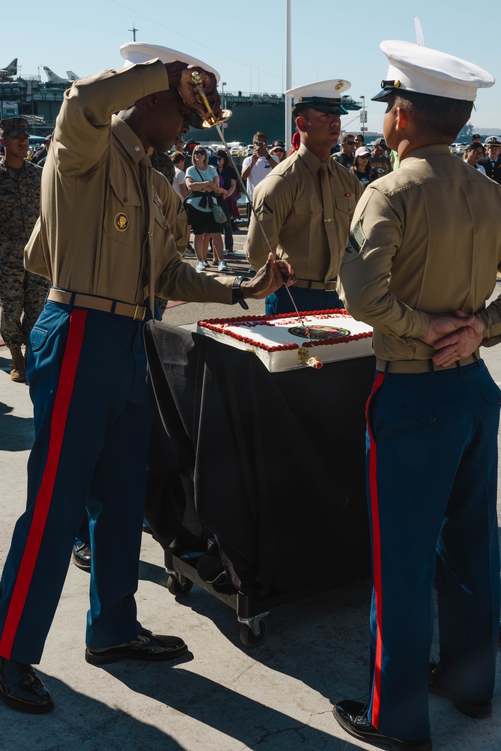 Fleet Week San Diego 2024: Marine Corps Cake Cutting