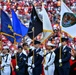 CENTCOM Joint Color Guard performs at Tampa Bay Buccaneers Salute to Service game